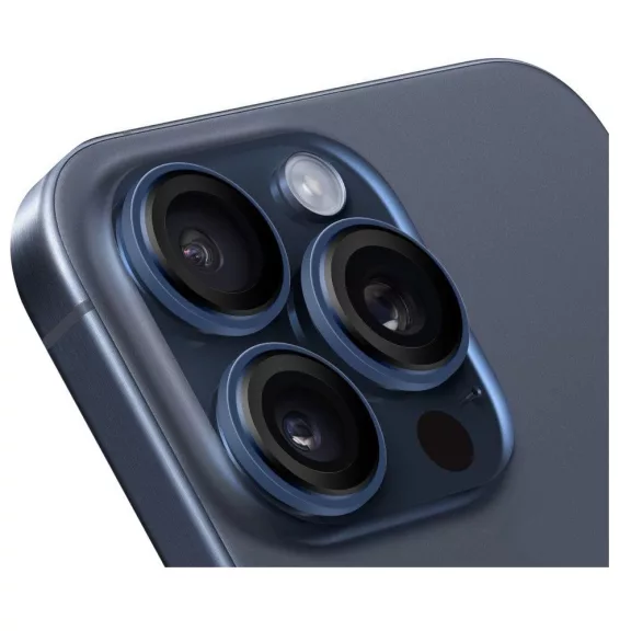 Obal:Me Apple iPhone 15 Pro/15 Pro Max tempered glass kamera védő üvegfólia, kék