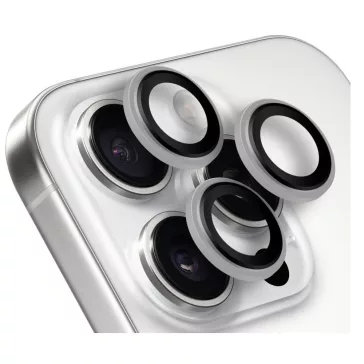   Obal:Me Apple iPhone 16 Pro/16 Pro Max tempered glass kamera védő üvegfólia, natural titanium