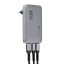 Forcell F-Energy GaN III VT-47 ultra vékony utazó / töltő adapter, 2X USB-C + USB-A, 4A, 65w, szürke