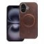 Gentleman iPhone 13 MagSafe kompatibilis ECO bőr tok, kameravédő peremmel, barna