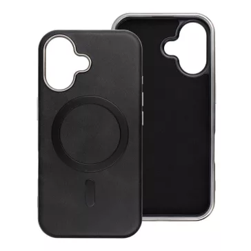   Gentleman Samsung Galaxy A26 MagSafe kompatibilis ECO bőr tok, kameravédő peremmel, fekete
