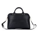 Guess PU Grained Triangle Logo Sleeve 13/14/15" laptop táska, fekete