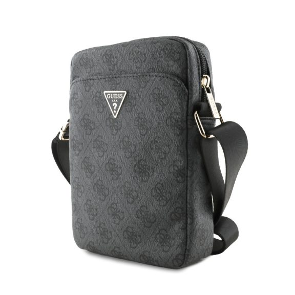Guess PU 4G Triangle Logo Bag kis táska, 8", fekete
