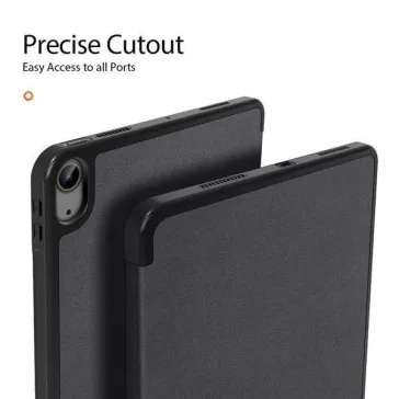   Dux Ducis Domo iPad Air 4/5/6 10.9 kihajtható tok pencil tartóval, fekete
