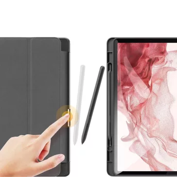   Dux Ducis Domo Samsung Tab S9 kihajtható tok pencil tartóval, fekete