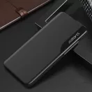 Samsung Galaxy A13 5G / A04s SM-A136U / A047F, Oldalra nyíló tok, stand, hívás mutatóval, Wooze FashionBook, fekete