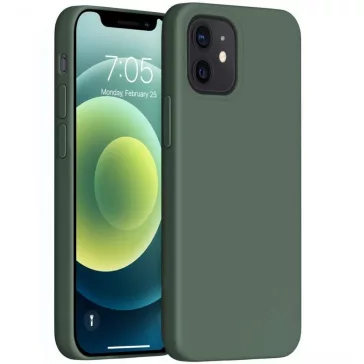   Samsung Galaxy A13 5G / A04s SM-A136U / A047F, Szilikon tok, Wooze Liquid Silica Gel, sötétzöld