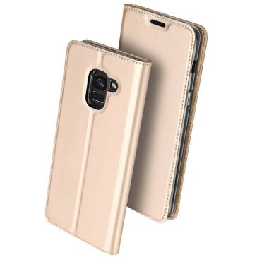   Xiaomi Poco X4 Pro 5G, Oldalra nyíló tok, stand, Dux Ducis, arany