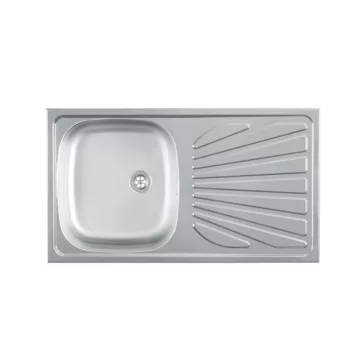 Metalac Luna Flex 1D 60 Csepegtetőtálcás Inox Mosogató