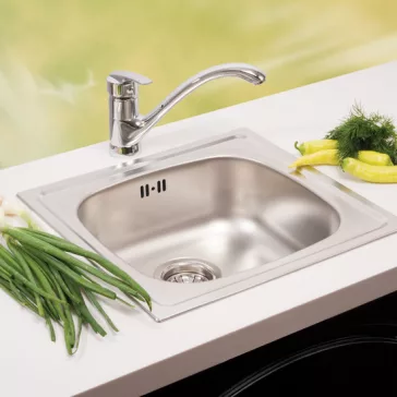 Metalac Quadró 90 egymedencés Inox Mosogatótálca