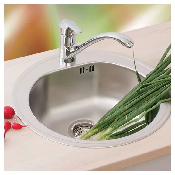 Metalac Venera E510 Egymedencés Mosogatótálca - Inox