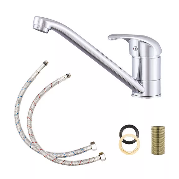 Luna Flex 1D 90 Inox Mosogató és Gamma Alfa Konyhai Csaptelep Szett