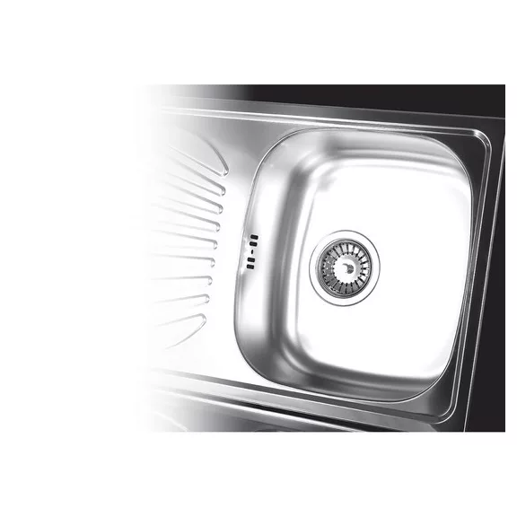 Luna Flex 1D 90 Csepegtetőtálcás Inox Mosogató