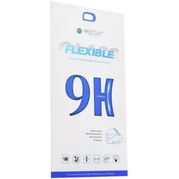   Apple iPhone 14 Pro Max, Kijelzővédő fólia, ütésálló fólia, Tempered Glass (edzett üveg), Nano Flexi Glass, Clear