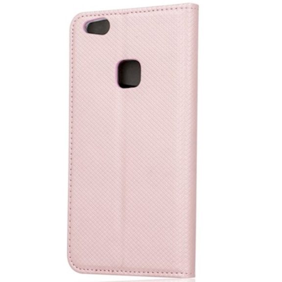 Apple iPhone 14 Pro, Oldalra nyíló tok, stand, Smart Magnet, vörösarany