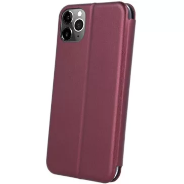   Samsung Galaxy A34 5G SM-A346B, Oldalra nyíló tok, stand, Forcell Elegance, bordó