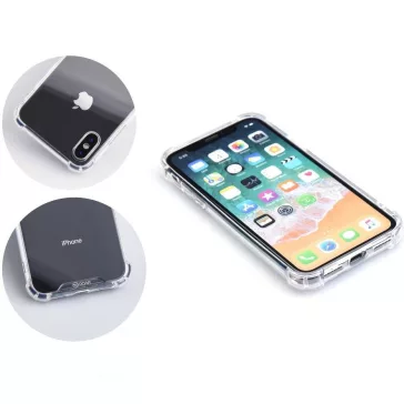   Samsung Galaxy A54 5G SM-A546B, Szilikon védőkeret, akril hátlap, közepesen ütésálló, Armor Jelly Case, Roar, átlátszó