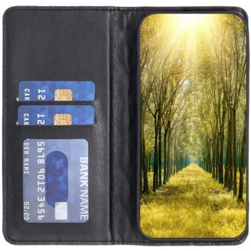   Samsung Galaxy A42 5G / M42 5G SM-A426B / M426B, Oldalra nyíló tok, stand, kártyatartóval, 3D rombusz minta, Wooze Pillow, fekete