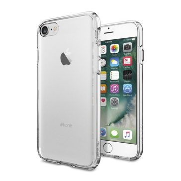   Spigen Ultra Hybrid Apple iPhone SE 2022 / 2020 / 8 / 7 tok, Crystal Clear, átlátszó