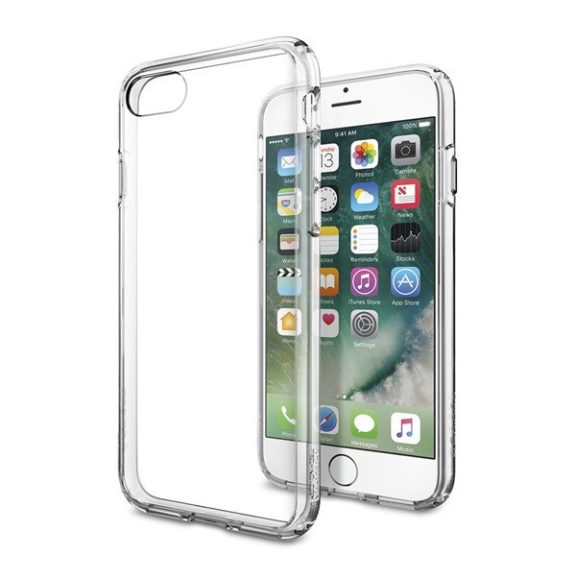 Spigen Ultra Hybrid Apple iPhone SE 2022 / 2020 / 8 / 7 tok, Crystal Clear, átlátszó
