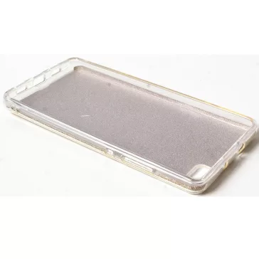   Samsung Galaxy A34 5G SM-A346B, Szilikon tok, csillogó, Forcell Shining, arany