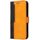 Xiaomi 13 Lite / Civi 2, Oldalra nyíló tok, stand, kártyatartóval, kézpánttal, Wooze Colour Wallet, narancssárga