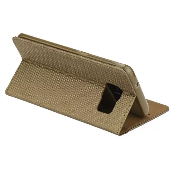 Magnet Samsung Galaxy J5 (2016) mágneses flip tok, arany