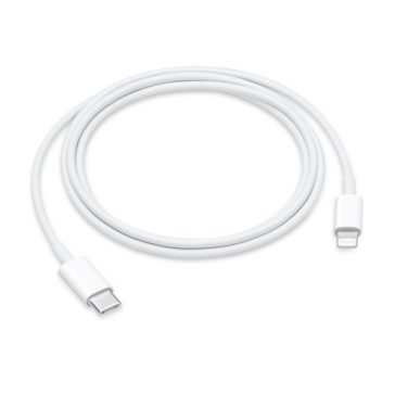   Apple USB-C / Lightning töltő- és adatkábel, 1m, fehér, MUQ93ZM/A Retail dobozos