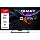 SHARP 55HR7265E UHD 4k QLED Google TV + CP-AWS0101 AQUOS mélynyomó