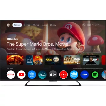   SHARP 65HR7265E UHD 4K 144Hz QLED Google TV + CP-AWS0101 AQUOS mélynyomó