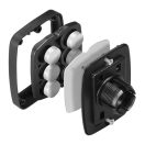 Spigen Kuel H12 mágneses forgatható univerzális autós tartó szellőzőrácsba, fekete