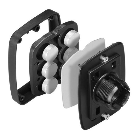 Spigen Kuel H12 mágneses forgatható univerzális autós tartó szellőzőrácsba, fekete