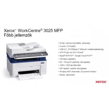 Xerox WorkCentre 3025 ADF MFP
