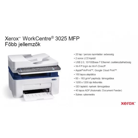 Xerox WorkCentre 3025 ADF MFP Xerox WorkCentre 3025 ADF MFP