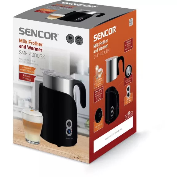 Sencor SMF 4000BK Tejhabosító és melegítő Sencor SMF 4000BK Tejhabosító és melegítő