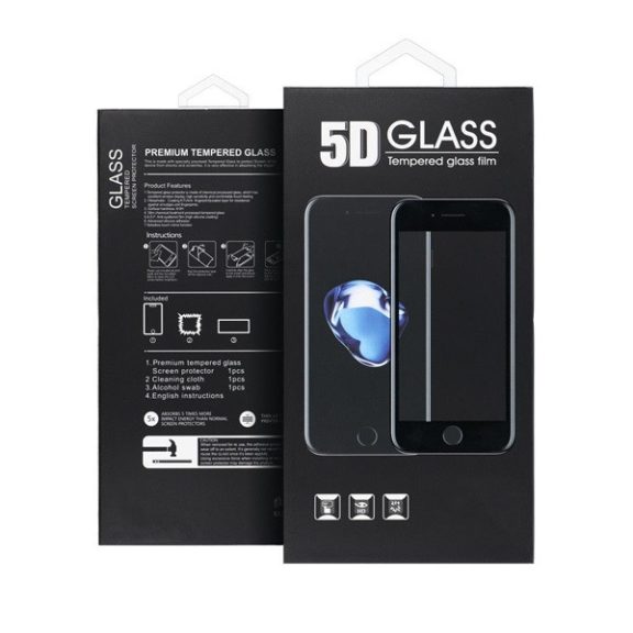 Xiaomi Redmi Note 7 / Note 7 Pro, 5D full glue hajlított tempered glass kijelzővédő üvegfólia