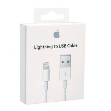   Apple USB / Lightning töltő- és adatkábel 1m, fehér MXLY2ZM/A Retail dobozos