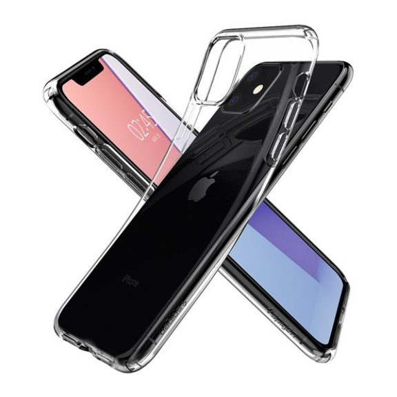 Spigen Liquid Crystal Apple iPhone 11 tok, Crystal Clear, átlátszó