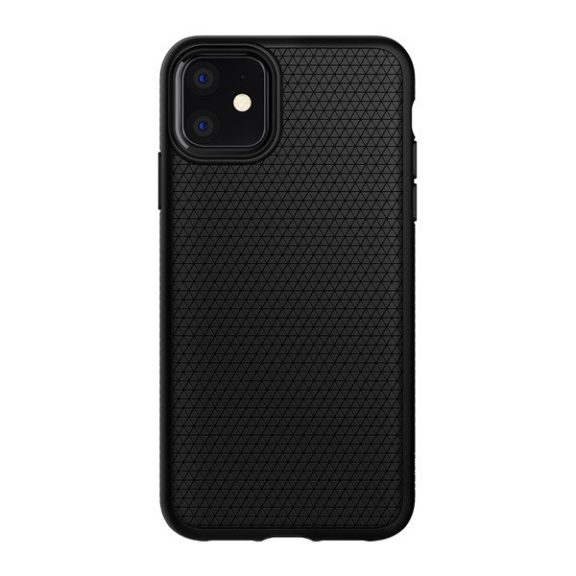 Spigen Liquid Air Apple iPhone 11 tok, Matte Black, fekete