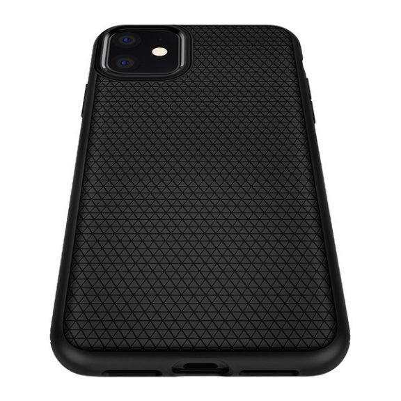Spigen Liquid Air Apple iPhone 11 tok, Matte Black, fekete