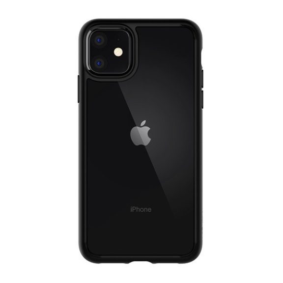 Spigen Ultra Hybrid Apple iPhone 11 tok, Matte Black, fekete