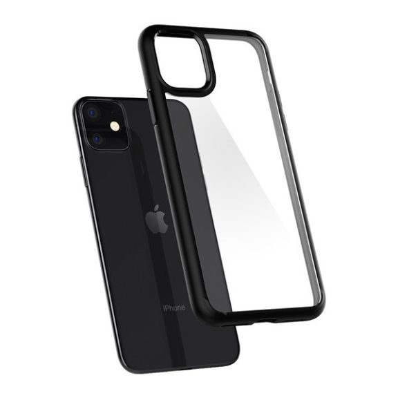Spigen Ultra Hybrid Apple iPhone 11 tok, Matte Black, fekete