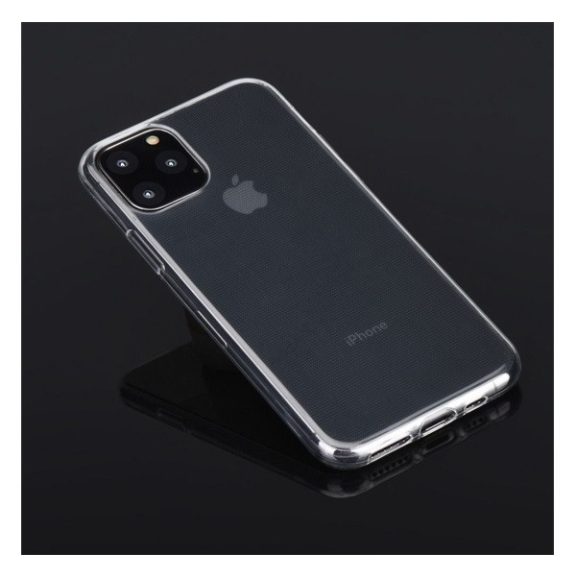 Apple iPhone 11 Pro Ultra Slim 0,3mm szilikon tok, átlátszó