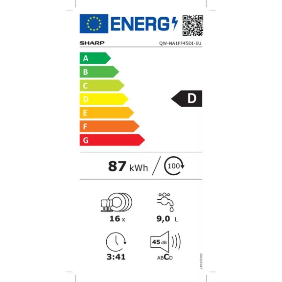 SHARP QW-NA1FF45DI-EU Mosogatógép