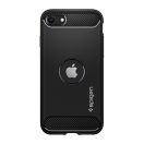 Spigen Rugged Armor Apple iPhone SE 2022 / 2020 tok, Matte Black, fekete