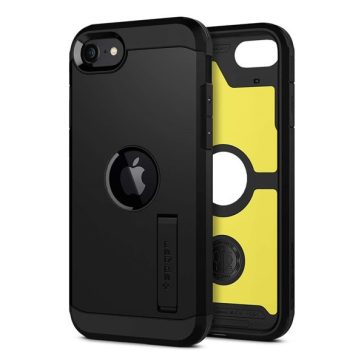  Spigen Tough Armor Apple iPhone SE 2022 / 2020 tok, Black, fekete