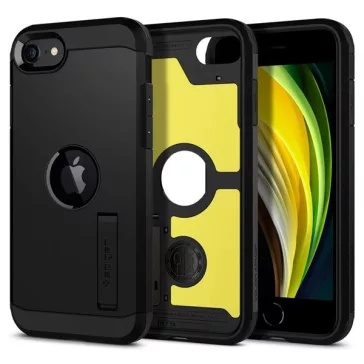   Spigen Tough Armor Apple iPhone SE 2022 / 2020 tok, Black, fekete