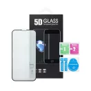 Xiaomi Redmi Note 8, 5D Full Glue hajlított tempered glass kijelzővédő üvegfólia, fekete