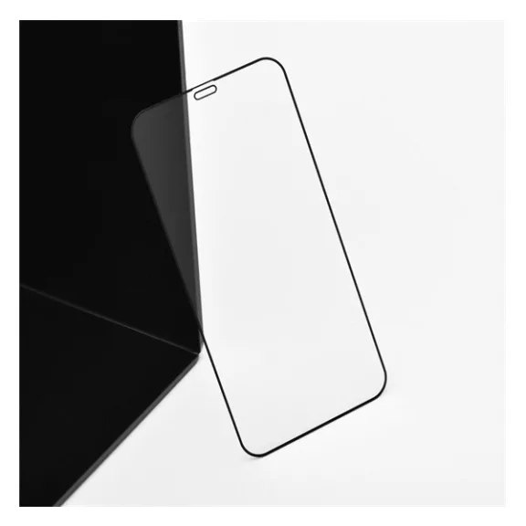 Xiaomi Redmi Note 8, 5D Full Glue hajlított tempered glass kijelzővédő üvegfólia, fekete