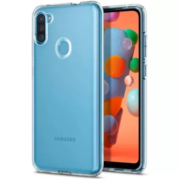   Spigen Liquid Crystal Samsung Galaxy A11 tok, Crystal Clear, átlátszó